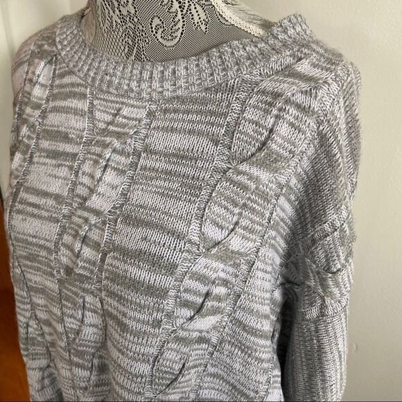 A.n.a - Cropped cozy sweater with wide sleeves - Picture 4 of 9